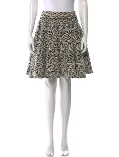 Pre-owned Giambattista Valli Wool Mini Skirt In Black