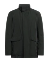 Giampaolo Man Down Jacket Military Green Size 42 Polyamide, Elastane In Green