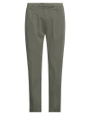 Giampaolo Man Pants Military Green Size 34 Cotton