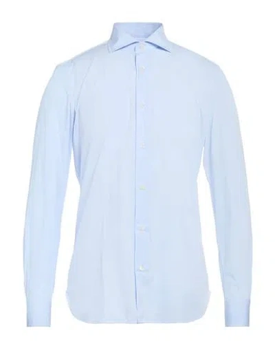 Giampaolo Man Shirt Light Blue Size 15 ½ Cotton
