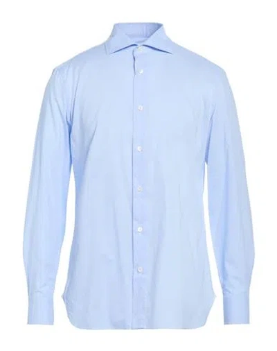 Giampaolo Man Shirt Light Blue Size 16 ½ Cotton