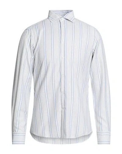 Giampaolo Man Shirt Light Grey Size 15 ½ Cotton In Gray