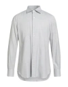Giampaolo Man Shirt Sky Blue Size 17 Cotton, Cashmere