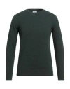 Giampaolo Man Sweater Green Size 48 Merino Wool, Cashmere In Green