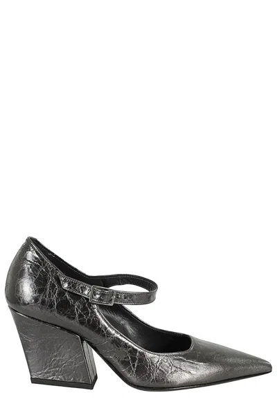 GIAMPAOLO VIOZZI BOMBER LAME PUMPS