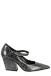 Giampaolo Viozzi Bomber Lame Pumps In Grey