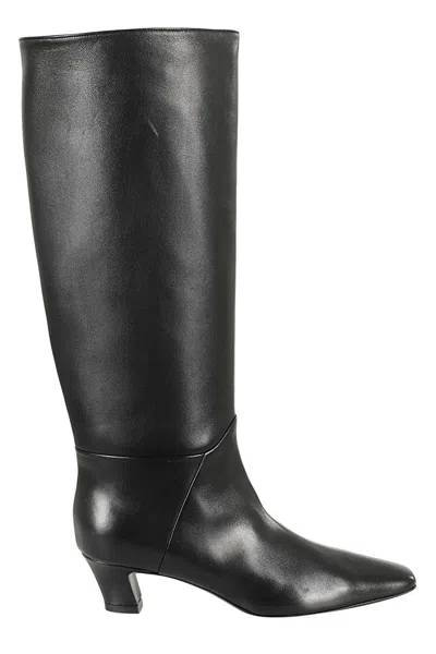 Giampaolo Viozzi Knee-high Nappa Boots With Square Toe