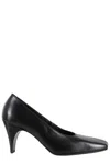Giampaolo Viozzi Pointed Toe Leather Pumps In Black