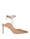Giancarlo Fittipaldi Woman Pumps Blush Size 8 Leather In Pink