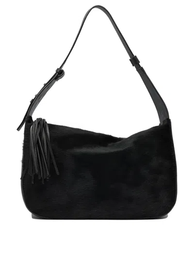 Giancarlo Nevola Black Calf Leather Shoulder Bag