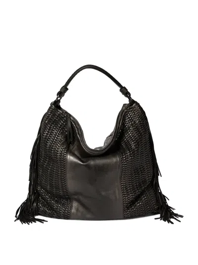 Giancarlo Nevola Black Leather Shoulder Bag