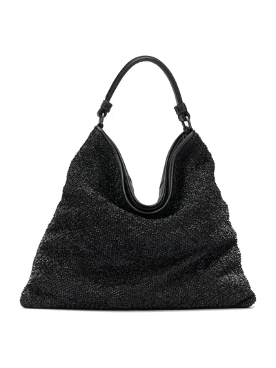 Giancarlo Nevola Black Leather Shoulder Bag