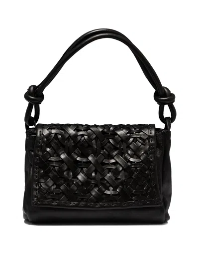 Giancarlo Nevola Ring Shoulder Bags In Black