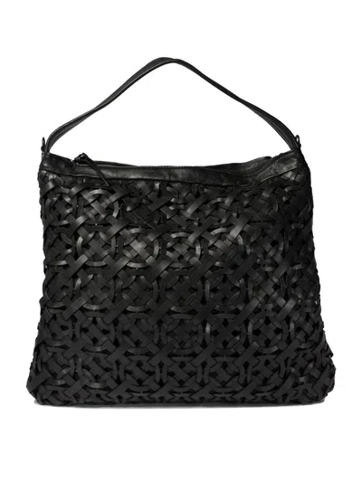 Giancarlo Nevola "ring" Shoulder Bag In Black