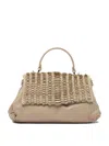Giancarlo Nevola Beige Leather Shoulder Bag In Neutral