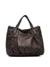 Giancarlo Nevola Brown Calf Leather Shoulder Bag In Brown