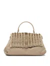 Giancarlo Nevola Beige Leather Shoulder Bag In Neutral
