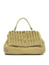 Giancarlo Nevola Vibrant Yellow Leather Shoulder Bag In Yellow