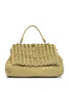 Giancarlo Nevola Vibrant Yellow Leather Shoulder Bag In Yellow