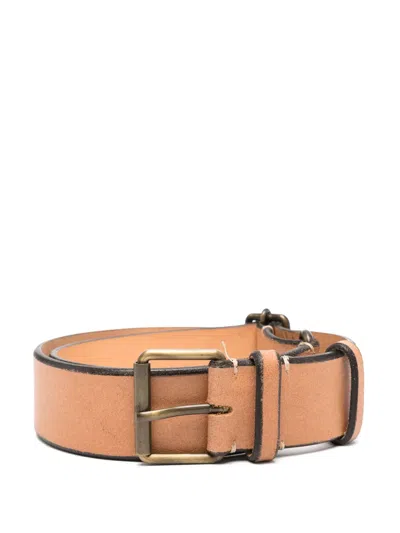 Pre-owned Gianfranco Ferre 2000s Leather Belt In Brown