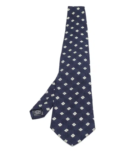 Pre-owned Gianfranco Ferre 2023 Silk Tie In Blue