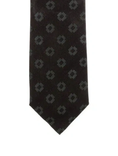 Pre-owned Gianfranco Ferre Black Silk  Tie