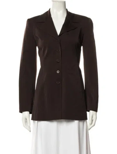 Pre-owned Gianfranco Ferre Blazer In Brown
