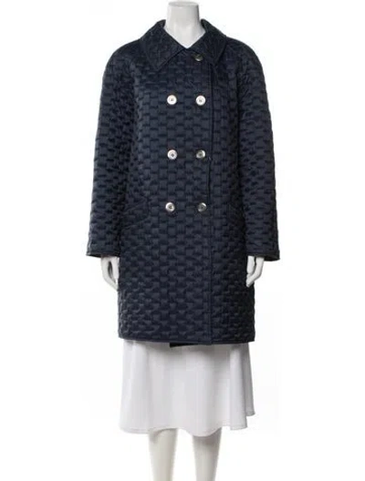 Pre-owned Gianfranco Ferre Coat In Blue
