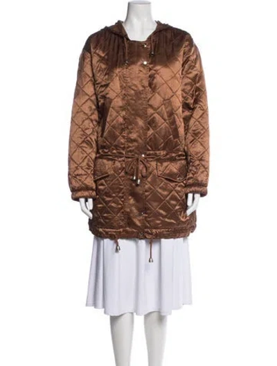 Pre-owned Gianfranco Ferre Coat In Brown