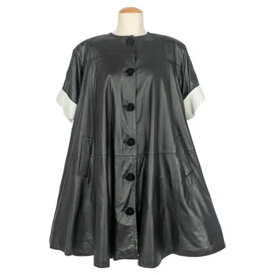 Pre-owned Gianfranco Ferre Gianfranco Ferré Coat Summer 1988 In Black