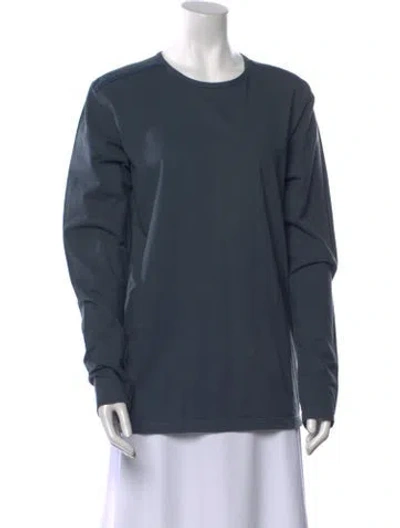 Pre-owned Gianfranco Ferre Crew Neck Long Sleeve Sweatshirt In Blue