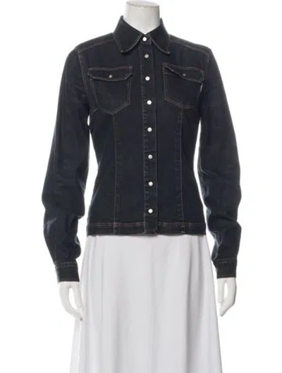 Pre-owned Gianfranco Ferre Denim Jacket In Blue