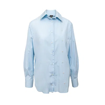 Gianfranco Ferre Double Button Shirt - '00s In Blue