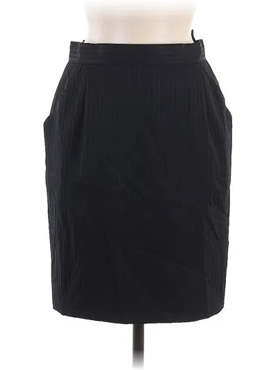 Pre-owned Gianfranco Ferre Formal Skirt In Black