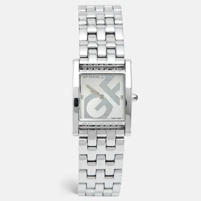 Pre-owned Gianfranco Ferre Gf Ferre Silver Stainless Steel Gf.9017l Women's Wristwatch 26 Mm