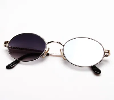 Gianfranco Ferre Gff 238 (grey Gradient Flash Blue Flat Lens) In Gold