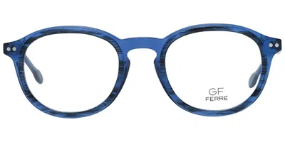 Gianfranco Ferre Gff0122 Men's Glasses, Blue, Size 50