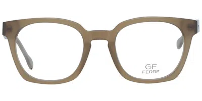 Gianfranco Ferre Gff0127 Men's Glasses, Brown, Size 50
