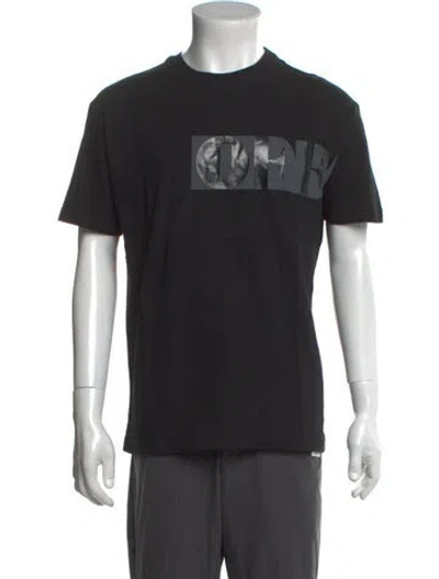Pre-owned Gianfranco Ferre Graphic Print Short Sleeve Shirt In Black