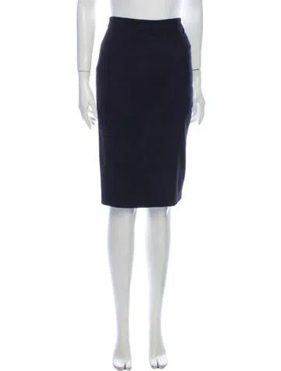 Pre-owned Gianfranco Ferre Knee-length Skirt In Black