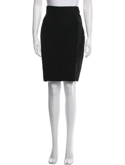 Pre-owned Gianfranco Ferre Knee-length Skirt In Black