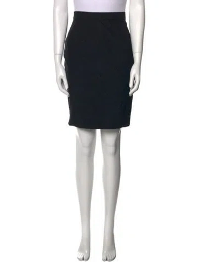 Pre-owned Gianfranco Ferre Knee-length Skirt In Black