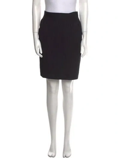 Pre-owned Gianfranco Ferre Knee-length Skirt In Black
