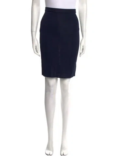 Pre-owned Gianfranco Ferre Knee-length Skirt In Blue
