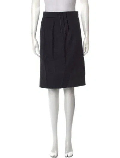 Pre-owned Gianfranco Ferre Knee-length Skirt In Gray