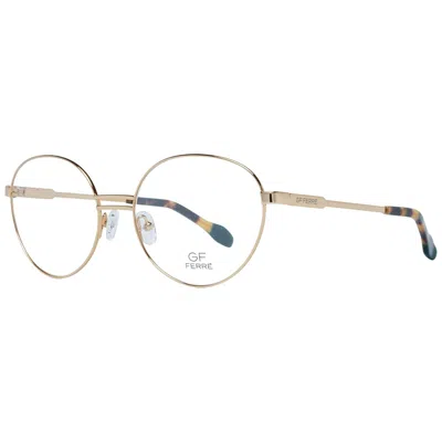 Gianfranco Ferre Ladies' Spectacle Frame  Gff0165 55001 Gbby2 In Gold