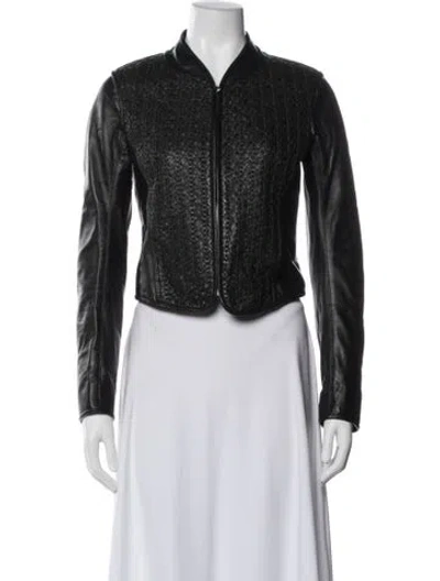 Pre-owned Gianfranco Ferre Late 2000's - Early 2010's Bomber Jacket In Black