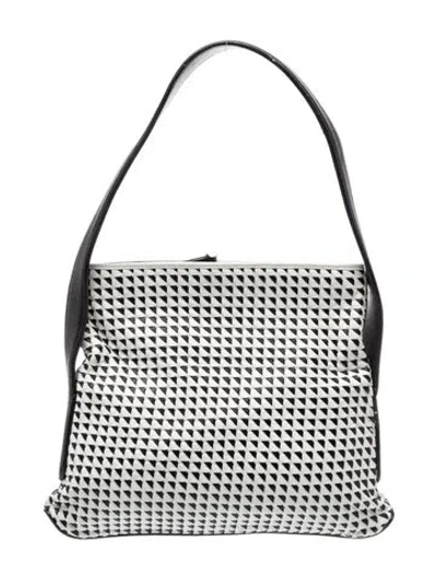 Pre-owned Gianfranco Ferre Leather Shoulder Bag In Silver