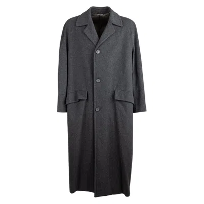 Pre-owned Gianfranco Ferre Gianfranco Ferré Long Coat - '00s In Black