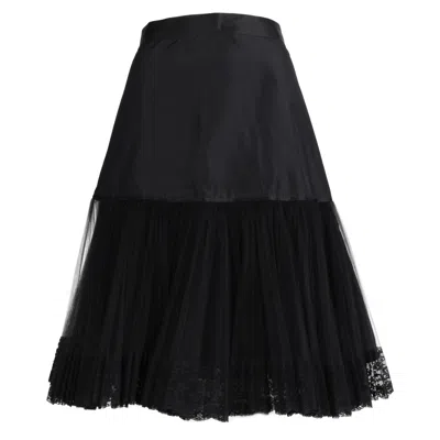 Pre-owned Gianfranco Ferre Long Skirt - '80s In Black
